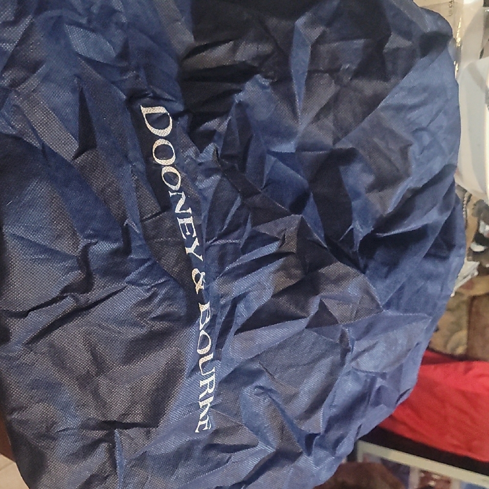 Dooney & Bourke Cream and Tan Logo Tote - Picture 2 of 7